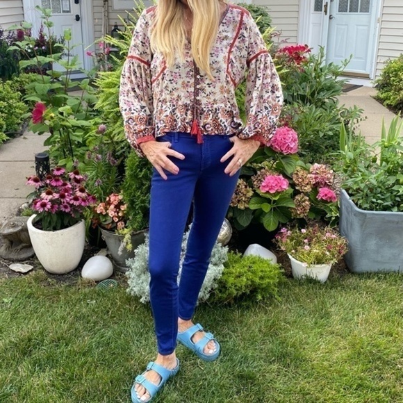 J Brand Cobalt Blue Skinny Jeans - Picture 2 of 12